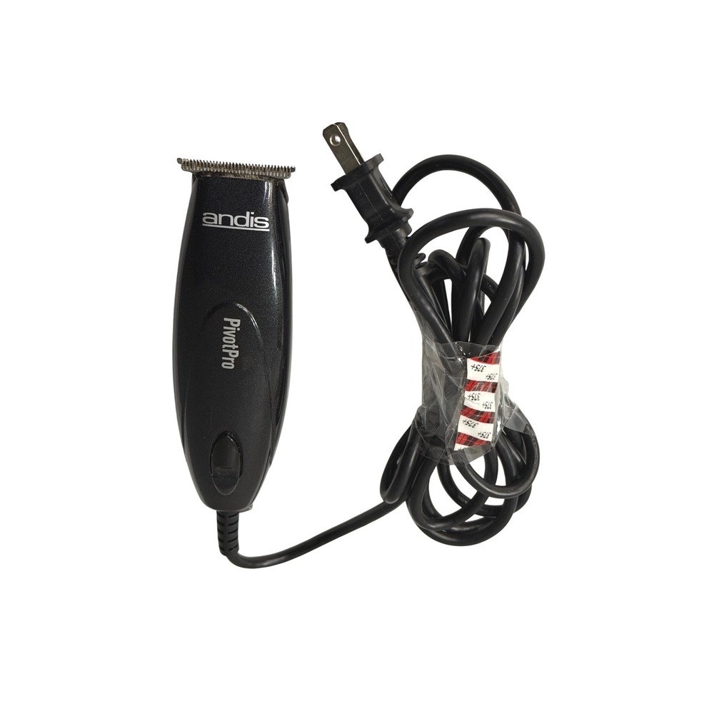 Andis PivotPro Professional Corded Hair Trimmer Black PMT-1 T-Blade Outliner